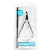 Cre8tion Hard Steel Cuticle Clippers, 7mm FullJaw Precision Cuticle Trimmer with SuperSharp Blades & Ergonomic Grip (C555) (Silver) view 1