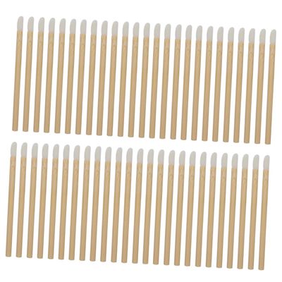 MUCKLILY 50Pcs Disposable Lip Brushes Portable Makeup Applicators for Smooth Lip Lip Lines for Womens Makeup Tools and Durable Cosmetic Application