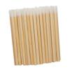 WOONEKY 50pcs Wooden Handle Lipstick Applicators Disposable Lip Brush for Makeup Portable Lip Mask Brush for Professional and Home Use view 1