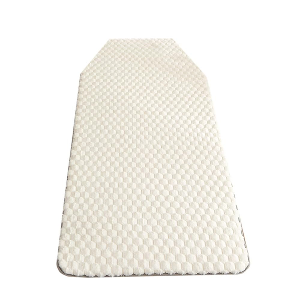 White(t),90 * 190cm,LDLCYCN Sponge Massage Table Mattress Topper Lash Bed Topper Thicken 3.5Cm Foldable Beauty Salon Mattress Pad Massage Bed Pad Spa Bed Padding Square/Round/Trapezoidal Head