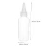 EPIGEIST 30Pcs Clear Plastic Squeeze Applicator Bottles with Pointed Mouth Durable Dispenser for Oils Lotions and Food Use Lightweight and Leak for Travel and Home view 2