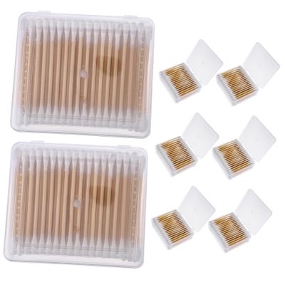 DECHOUS Disposable Small Cotton Swabs Makeup Cleaning Sticks for Cleaning Convenient Storage