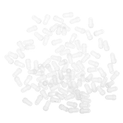 BESPORTBLE 100Pcs Soft Ear Needle Sleeves Protection for Earrings Nose Piercings Comfortable Transparent Covers for Sensitive Prevents Damage Maintains
