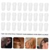 BESPORTBLE 100Pcs Soft Ear Needle Sleeves Protection for Earrings Nose Piercings Comfortable Transparent Covers for Sensitive Prevents Damage Maintains view 3