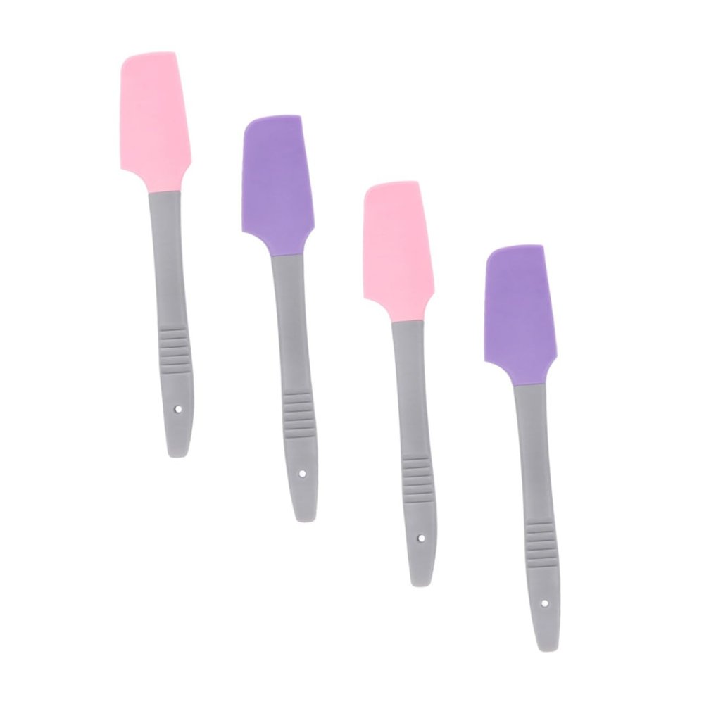 EXQUIMEUBLE 4Pcs Wax Applicators Multi Function Wax Spatulas for Hair Removal Skincare Portable Smooth Flexible Tools for Waxing Creams Lotions