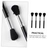 BATHVEVE 4Pcs Nail Scrub Brush Handle Cleaning Tool for Manicure and Nail Art for DIY and Salon Use Lightweight and Design view 3