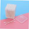 Healeved 600Pcs Double Head Cleaning Cotton Swabs Multipurpose Beauty Makeup Tool for Ear Cleaning and Makeup Application of Cotton Swabs view 2