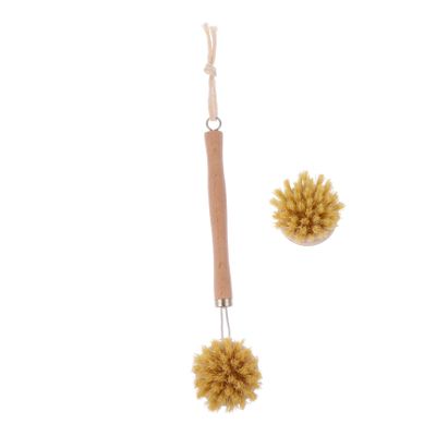 BATHVEVE 2Pcs Exfoliating Cleaning Brushes Long Handle Body Scrubbing Brush for Bathing Shower with Soft Bristles for Gentle Skin Care