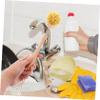 BATHVEVE 2Pcs Exfoliating Cleaning Brushes Long Handle Body Scrubbing Brush for Bathing Shower with Soft Bristles for Gentle Skin Care view 2