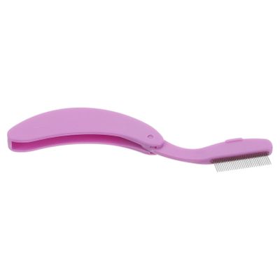 WOFASHPURET Portable Folding Eyelash Comb Eyebrow Separator Teeth for Precise Grooming Travel Friendly Beauty Tool for Lashes and Brows Durable Design