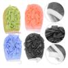 ERINGOGO 4Pcs Exfoliating Shower Balls Double Sided Bath Scrubbers for Deep Cleansing Soft Durable Body Washing Gloves Grey for Exfoliation and Skin view 3