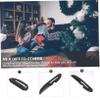 BATHVEVE 4Pcs Folding Beard Comb Set for Men Portable Plastic Beard Brush Compact Hair Accessory for Grooming and Styling view 3