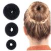 BATHVEVE 3Sets Donut Hair Bun Maker Kit for Women Includes U Shaped Hairpins High Elastic Hair Ties for Ballet Buns Chignons Ponytails Total view 4