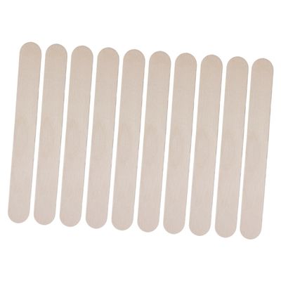 ERINGOGO 1Pcs Wooden Applicator Sticks Hair Removal Spatula for Salon Home Use Durable Waxing Craft Sticks for Safe Easy Application for Eyebrow Face Body Waxing
