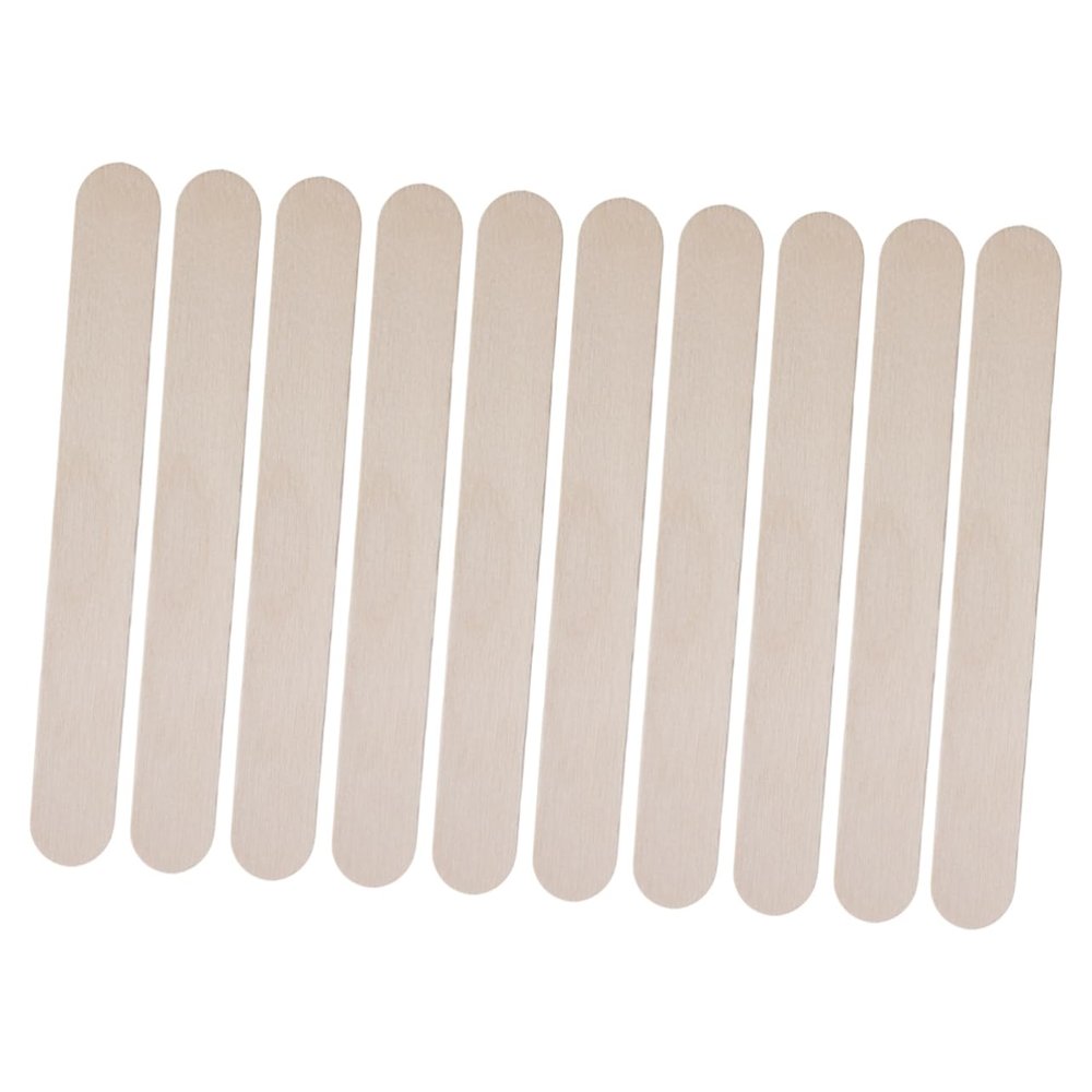 ERINGOGO 1Pcs Wooden Applicator Sticks Hair Removal Spatula for Salon Home Use Durable Waxing Craft Sticks for Safe Easy Application for Eyebrow Face Body Waxing