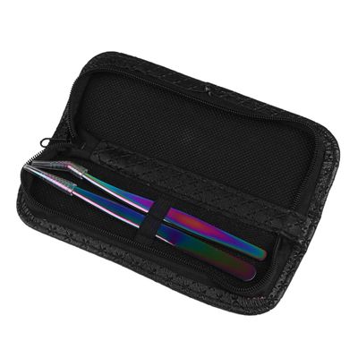 minkissy 1 Set Eyelash Extension Tweezers Professional Stainless Steel Tools for Easy Application of False Lashes Ergonomic Design for Women for Makeup Special Occasions