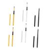 GANAZONO 6Pcs Portable Makeup Lip Brushes with Lids Versatile Eyeshadow Applicators for Women Premium Bionic Material Chic Design for Lip Makeup Giving view 1