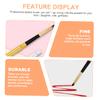 GANAZONO 6Pcs Portable Makeup Lip Brushes with Lids Versatile Eyeshadow Applicators for Women Premium Bionic Material Chic Design for Lip Makeup Giving view 3