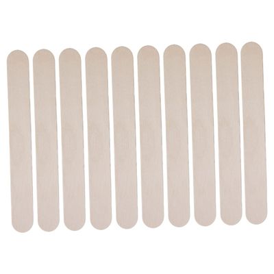 MUCKLILY 1Pcs Wooden Wax Applicator Sticks for Hair Removal Non Stick Wax Spatula for Smooth Application for Salons and Home Use