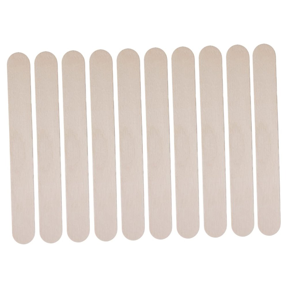MUCKLILY 1Pcs Wooden Wax Applicator Sticks for Hair Removal Non Stick Wax Spatula for Smooth Application for Salons and Home Use