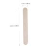MUCKLILY 1Pcs Wooden Wax Applicator Sticks for Hair Removal Non Stick Wax Spatula for Smooth Application for Salons and Home Use view 3