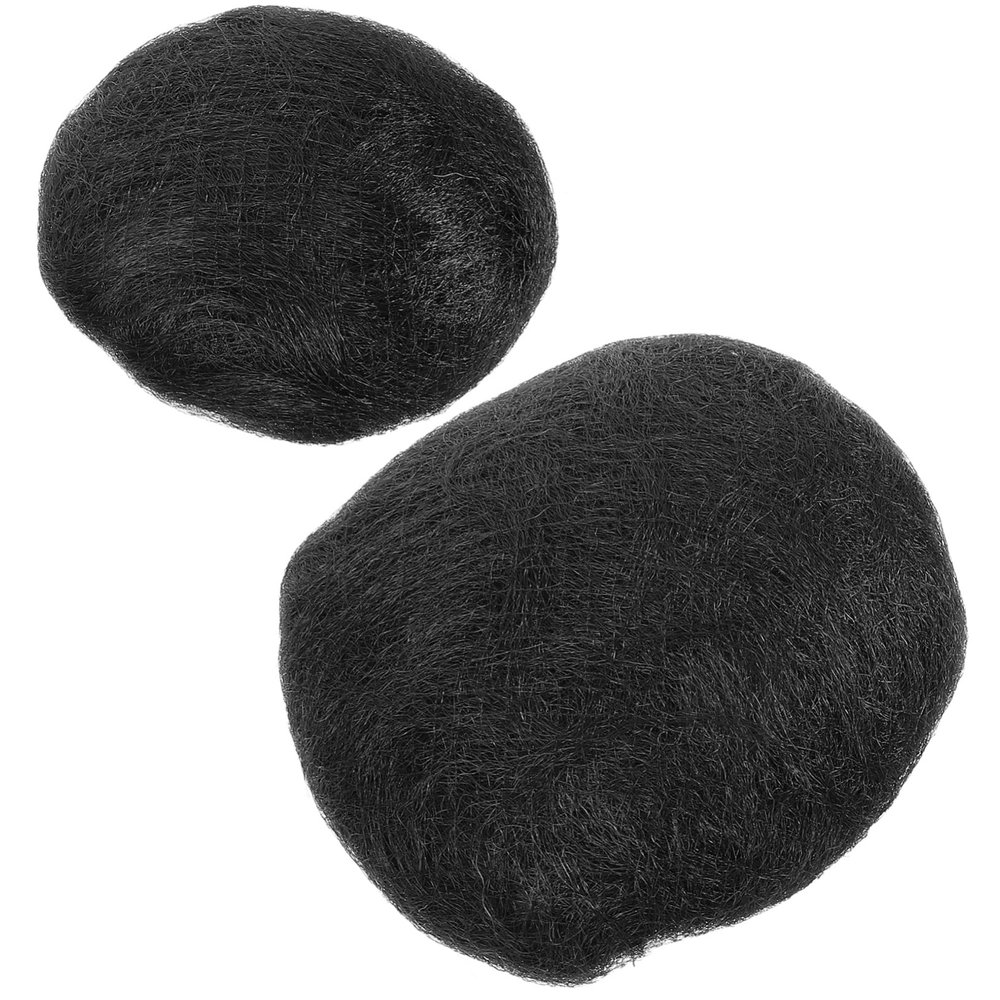 BATHVEVE 2Pcs Chignon Hair Piece Decorative Hair Bun Extensions for Women Bridal Updo Hair Padding Adds Volume Fullness for Weddings Parties Daily Wear More