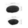 BATHVEVE 2Pcs Chignon Hair Piece Decorative Hair Bun Extensions for Women Bridal Updo Hair Padding Adds Volume Fullness for Weddings Parties Daily Wear More view 2