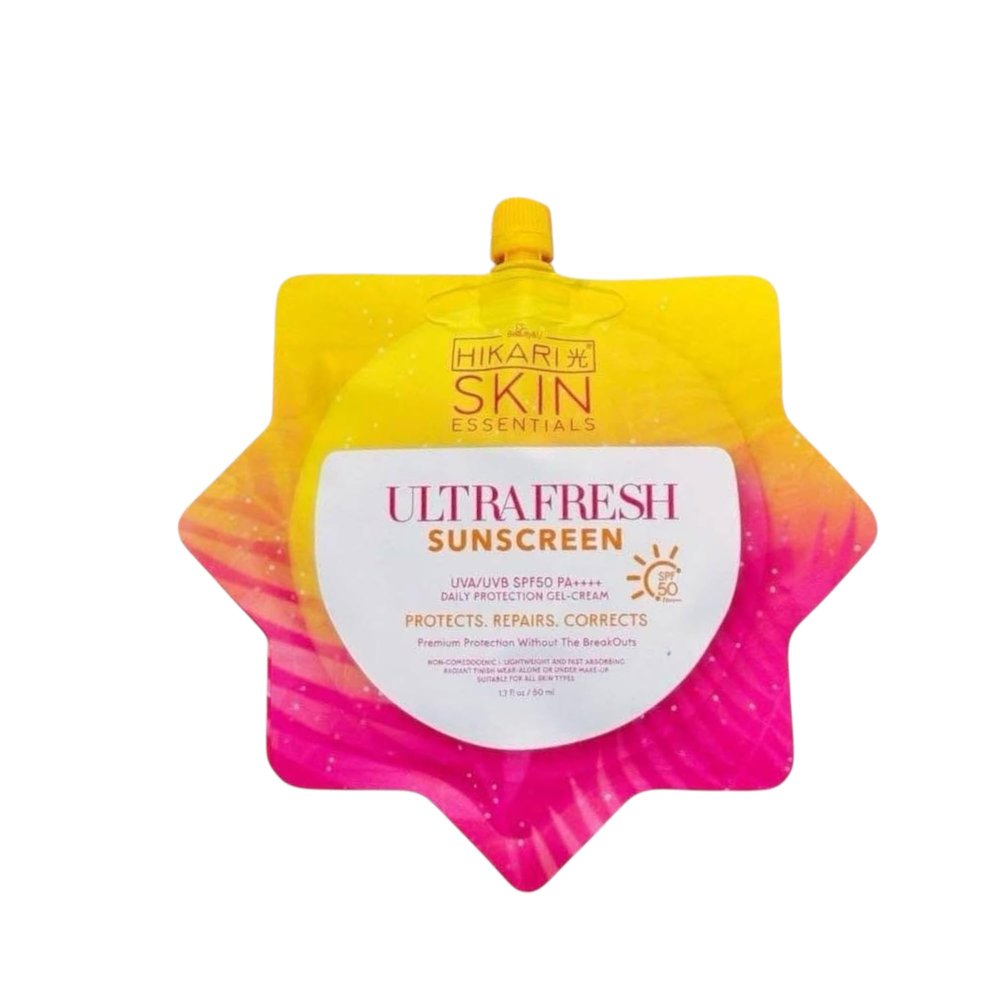 Ultra Fresh Sunscreen, SPF50 PA++++ Daily Protection Gel-Cream, Multi-Task Master for Sunburns, Wrinkles, Fine Lines with UVA/UVB Protection- 50G