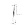 FONDOTIN 3Pcs Tweezers for Eyebrow Grooming Precision Tweezers for Facial Hair Removal Ergonomic Grip for Women and Teen view 2