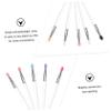 EXQUIMEUBLE 10Pcs Portable Premium Eye Makeup Brush Comfortable Eyeshadow Applicators for Women for Daily Use Travel Parties and More view 2