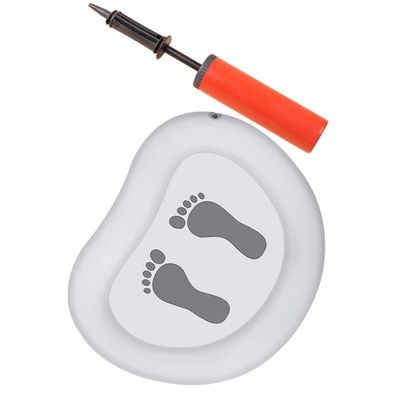 DEARMAMY 1Set Inflatable Foot Bath Basin with Massage Mat for Camping Beach Trips and Home Use Spacious Design for Soaking Feet Non Slip Surface Easy to Store and Transport