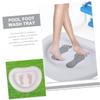 DEARMAMY 1Set Inflatable Foot Bath Basin with Massage Mat for Camping Beach Trips and Home Use Spacious Design for Soaking Feet Non Slip Surface Easy to Store and Transport view 2