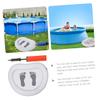 DEARMAMY 1Set Inflatable Foot Bath Basin with Massage Mat for Camping Beach Trips and Home Use Spacious Design for Soaking Feet Non Slip Surface Easy to Store and Transport view 4