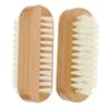 MUCKLILY 2Pcs Double Sided Nail Brush Fingernail Cleaner for Men Women Versatile Scrubbing Tool for Manicure Pedicure for Gardeners Mechanics view 1
