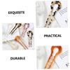 DEARMAMY 6Pcs Tortoise Shell Acetate Hair Sticks for Long Hair  U Shape for Women and Girls  Stylish for Buns and Updos view 3