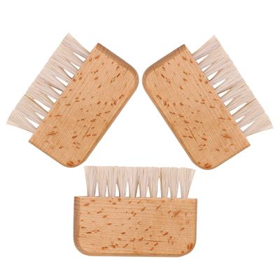BIUDECO 3Pcs Portable Nail Scrubber Brush Ergonomic Fingernail Cleaning Tools for Under Nails Gentle Yet for Nail Art and Manicure for Home and Garden Use