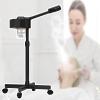 2-in-1 Thermal Spray Facial Steamer,On Wheels,650ml Water Tank,Adjustable Height,360 Rotating Nozzle,Ionic Ozone,Simple Use Panel,for Spa Beauty,Home Use,Black view 1