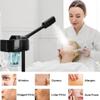 2-in-1 Thermal Spray Facial Steamer,On Wheels,650ml Water Tank,Adjustable Height,360 Rotating Nozzle,Ionic Ozone,Simple Use Panel,for Spa Beauty,Home Use,Black view 3