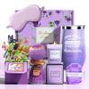 Birthday Gift for Women Spa Gift Set - Unique Get Well Soon Gifts for Women, Relaxing Self Care Package for Her, Christmas Stocking Stuffers Gifts for Mom, Wife, Sister, Friend(Lavender) view 1