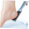 BATHVEVE 2Pcs Dual Sided Stainless Steel Foot Rasp Tool Pedicure Foot File with Sandpaper for Smooth Skin Exfoliation for Dried Cracked Heels Random Color view 3