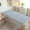 LDLCYCN Sponge Massage Table Mattress Topper Lash Bed Topper Thicken 3.5Cm Foldable Beauty Salon Mattress Pad Massage Bed Pad Spa Bed Padding Square/Round/Trapezoidal Head,Blue(s),60 * 180cm view 1