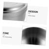 BESTYASH Stainless Steel Shaving Bowl for Men Durable Soap Bowl with Lid for Home Barber Use Convenient for Easy Storage Practical Shaving Cream Container Silver view 2
