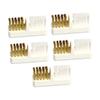 DEARMAMY 5Pcs Copper Wire Cleaning Brush Set for Nail Drill Dust Removal Manicure Tools for Nail Art and Polishing Ergonomic Design for Home Salon view 1