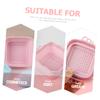 ELAYARD 2Pcs Silicone Makeup Brush Cleaning Bowls Creative Rinsing Pad for Brush Wash Reusable and Safe Tool for Women view 2
