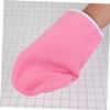 DEARMAMY 2Sets Paraffin Therapy Gloves Foot Covers Moisture Absorption Wax Socks for Spa Home Use Defense Oil Fits Manicure Foot Cover view 4