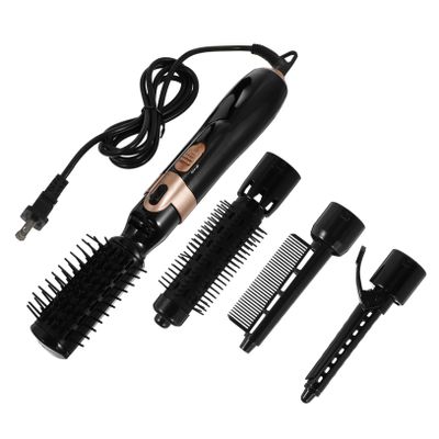 DECOMELODY Hair Curler Wand Set Portable Heating Styling Tool for Long Hair Dual Temperature Control for Home Travel