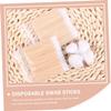 EXQUIMEUBLE 1000Pcs Disposable Cotton Swabs with Single Pointed Tip for Makeup and Tattooing Long Lint Gentle for Precise Eyelash Glue Cleaning and Makeup Correction view 4