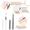 KAILIKETIY 6Pcs Portable Lip Brush Retractable Lip Applicators for Lipstick Eyeshadow Chic Makeup Tools for Daily Professional Use view 3