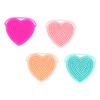 DECHOUS 4Pcs Handheld Silicone Facial Cleansing Brush Manual Face Scrub Tool for Gentle Exfoliation Massage Skincare Compact Portable for Women view 1