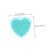 DECHOUS 4Pcs Handheld Silicone Facial Cleansing Brush Manual Face Scrub Tool for Gentle Exfoliation Massage Skincare Compact Portable for Women view 2